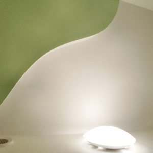 Création d'un décoration vague au plafond chez un particulier
